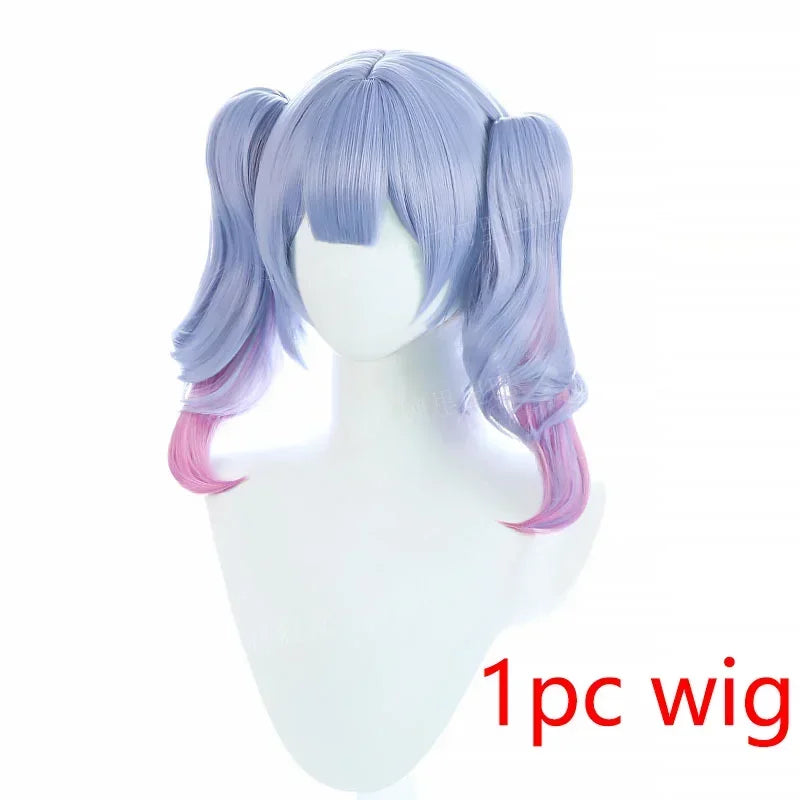 Miku Rabbit Hole Cosplay Wig Black Patent Leather Bunny Girl Sexy Cute Halloween Cosplay Costumes Headdresses Clothes Bows G # 1