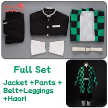 Load image into Gallery viewer, SBluuCosplay Kamado Tanjirouu Tanjiro Cosplay Costume Embroidery SR Quality TR Material
