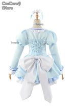 Load image into Gallery viewer, Game Chocola Nekopara Cosplay Costume Clothes Wig Vanilla Suit Cat Girl Maid Costume Lolita Women Skirt Lovable Pink Blue Color
