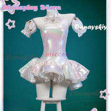 Load image into Gallery viewer, KAngel Cosplay Costume NEEDY GIRL OVERDOSE Fantasy Anniversary Colorful Dress Overload Lolita Outfit Laser Skirts Ribbon Wig
