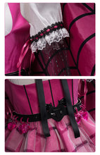 Load image into Gallery viewer, IN STOCK UWOWO Draculauraa Cosplay Costume Pink Suit Vampiree Female Little Devil Cosplay With Cape Hat Halloween Costumes
