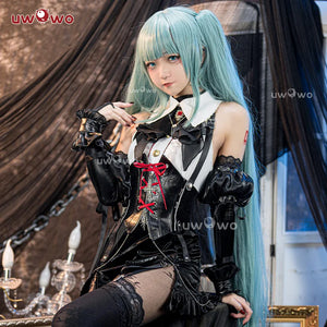 PRE-SALE UWOWO Mikku Cosplay Fanarts Gothic Witchh Halloween Cosplay Costumes Full Set
