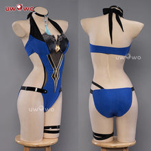 Load image into Gallery viewer, In Stock UWOWO Genshin Impact Yelan Cosplay Costume Exclusive Swimsuit Bodysuit with Accessories Hallloween Cosplay Outfits
