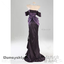 Load image into Gallery viewer, Anime Overlord Season 4 Cosplay Albedo Costume Sexy Up Slim Dress Necklace Lolita Party Uniform Halloween Christmas Carnival Wig
