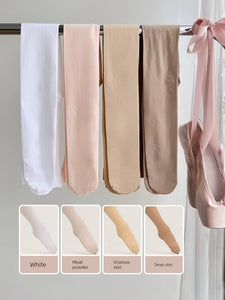 Zhongai Dance Garden Dance Pantyhose Adult Female Ballet Socks Gymnastics Practice Pants Velvet Non-Scratch Silk Dance Ballet Socks