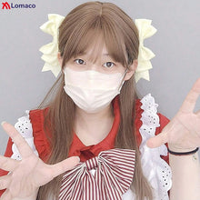 Load image into Gallery viewer, Kawaii Handmade Bow Hair Clips Anime Lolita Hairpins Cosplay Headwear JK Uniform Hair Accessory Xmas Gifts
