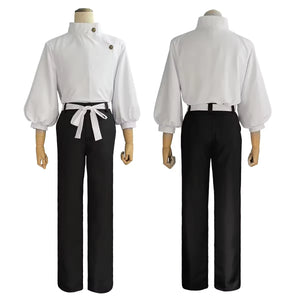 HOLOUN Jujutsu JJK Manga Anime Yuta Okkotsu Cosplay Costume Wig Jacket Black Pants Uniform Rose Net Synthetic Halloween