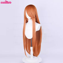 Load image into Gallery viewer, High Quality Anime 100Cm Long Staight Cosplay Wig Black White Red Pink Brown Gold Blue Blonde Purple Heat Resistant Hair Wigs
