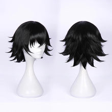 Load image into Gallery viewer, High Quality Dazai Osamu Cosplay Wig Anime Bungo Stray Dogs Cosplay Short Brown Heat Resistant Synthetic Hair Wigs

