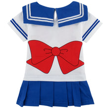 Load image into Gallery viewer, Baby Girls Sailor Moon Bodysuit Short Sleeve Dress Newborn Rompers Halloween Carnival Cosplay Outfit Fancy Party Costume

