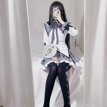 Load image into Gallery viewer, Anime Magical Girl Puella Magi Madoka Magica Cosplay Costumes Akemi Homura Kaname Halloween Costumes for Women Lolita Dress
