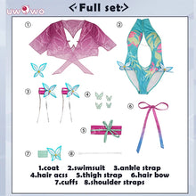 Load image into Gallery viewer, UWOWO Collab Series: Game Psylockeee Cosplay Costume Women Swimsuit Costume Halloween Costume
