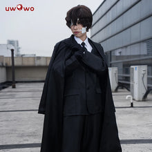 Load image into Gallery viewer, UWOWO Dazaii Cosplay Costume Dazaii Osamuu Long Black Coat Shirt Pants Cosplay Outfit
