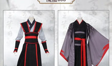 Load image into Gallery viewer, Grandmaster Of Demonic Cultivation Wei Wuxian Yi Ling Jiang Cheng Jiang Yan Li Lan Wangji Cospaly Costume Han Fu Halloween
