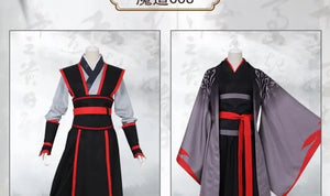 Grandmaster Of Demonic Cultivation Wei Wuxian Yi Ling Jiang Cheng Jiang Yan Li Lan Wangji Cospaly Costume Han Fu Halloween