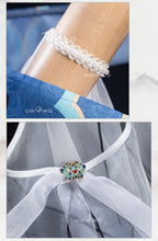 Load image into Gallery viewer, IN STOCK UWOWO Shenhe Cosplay Game Genshin Impact Fanart Shenhe &#39;Ink Feather Elegance&#39; Cosplay Costume Chinese Halloween Costume
