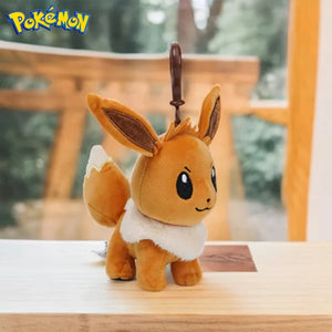 Genuine Pokemon Eevee Umbreon Espeon Kawaii Plush Toy Pendant School Bag Backpack Pendant Key Ring Doll Birthday Christmas Gift
