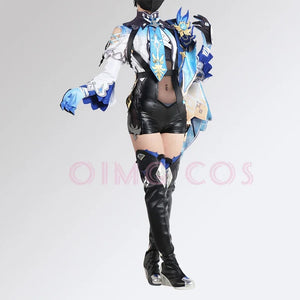 Genshin Impact Eula Cosplay  Costume Uniform Anime Chinese Style Halloween Costumes For Women Game