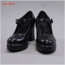 Load image into Gallery viewer, LAST BATCH UWOWO Fischl Cosplay Shoes Genshin Impact Fanart Cosplay Fischl Costume Shoes Fischl Maid Dress Cosplay Heels Boots
