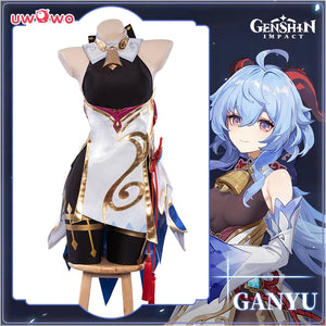 In Stock UWOWO Ganyu Cosplay Game Genshin Impact Cosplay Ganyu Halloween Christmas Costumes Full Set Women Girl Gan Yu Outfit