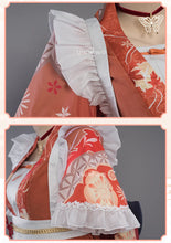 Load image into Gallery viewer, IN STOCK UWOWO Yoimiya Cosplay Maid Costume S-3XL Genshin Impact Fanart Cosplay Yoimiya Cosplay Yoimiya Maid Dress Halloween Cos
