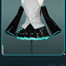Load image into Gallery viewer, MIKUU Cosplay Mikku Formula Suits Cosplay Costume Woman Christmas Uniforms Sets Prop Wig Shoes Costumes Miku Cosplay

