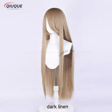 Load image into Gallery viewer, 73 Colors 100cm Long Straight Cosplay Wig Anime Compatible Universal Omopinenet Heat Resistant Synthetic Hair Wigs + Wig Cap
