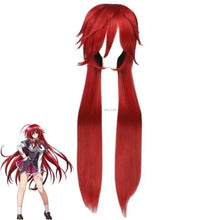 Load image into Gallery viewer, Anime High School D×D DxD Rias Gremory Cosplay Costume Wig Cloak Top Skirt Adult Sexy Woman Child Uniform Hallowen Suit
