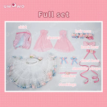 Load image into Gallery viewer, UWOWO Collab Series: Sakura Cosplay Anime Sakura Flower Fairy Cosplay Costume S-XL Flower Dress Pink Dress Halloween Cos
