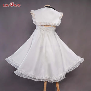 IN STOCK UWOWO Anime Mikku Cosplay Costume White Dress Full Set Mikku Chan Halloween Costumes White Dress Outfit