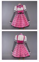 Load image into Gallery viewer, IN STOCK UWOWO Draculauraa Cosplay Costume Pink Suit Vampiree Female Little Devil Cosplay With Cape Hat Halloween Costumes Top
