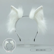 Load image into Gallery viewer, Cat Ear Headband Kawaii Fox Ear Lolita Cosplay Headwear Japanese Fluffy Hair Accessories Adjustable Ear Jk Role Play Headdress
