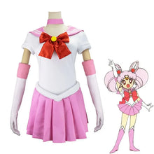 Load image into Gallery viewer, Anime Chibiusa Cosplay Sailor Costume Moon Chibi Tsukino Usagi Lolita Uniform Dresses Outfits Halloween Party Outfits
