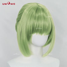Load image into Gallery viewer, UWOWO C.C. Wig Anime Codee Geasss: C.C. Purple Cheongsam Cosplay Wig Green Hair Halloween Cos
