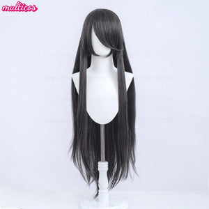 High Quality Anime 100Cm Long Staight Cosplay Wig Black White Red Pink Brown Gold Blue Blonde Purple Heat Resistant Hair Wigs