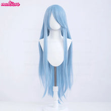 Load image into Gallery viewer, High Quality Anime 100Cm Long Staight Cosplay Wig Black White Red Pink Brown Gold Blue Blonde Purple Heat Resistant Hair Wigs
