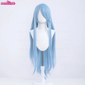 High Quality Anime 100Cm Long Staight Cosplay Wig Black White Red Pink Brown Gold Blue Blonde Purple Heat Resistant Hair Wigs