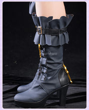 Load image into Gallery viewer, UWOWO Herta Shoes Boots Game Honkai Star Rail The Herta Witch Cosplay Shoes Boots with Accessory lloween Shoes
