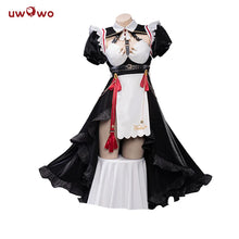 Load image into Gallery viewer, In Stock UWOWO Rosaria Cosplay Maid Costume Game Genshin Impact Fanart Cosplay Maid Dress Halloween Christmas Costumes RolePlay
