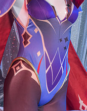 Load image into Gallery viewer, Anime Game Genshin Impact Mona Cosplay Kostum Women&#39;s Halloween Carnival Party Costume Wig Cosplay Uniform Sexy Dress
