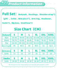 Load image into Gallery viewer, IN STOCK UWOWO Mikku Bunny Cosplay with Headband Black Mikku Cosplay Costume Bodysuit Canival Halloween Outfits
