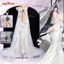 Load image into Gallery viewer, IN STOCK UWOWO Musashii Cosplay Game Azur Lanee Musashii Oath Dress &#39;Purest Wisteria&#39; Bride Cosplay Costume Halloween Costume
