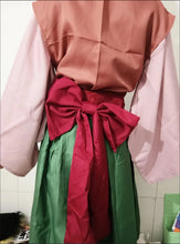 Load image into Gallery viewer, Anime Alluka Zoldyck Cosplay Costume  Aruka Zorudikku Pink Green Japanese kimono Wigs Headwear Halloween Party Dressing
