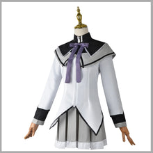 Load image into Gallery viewer, Anime Puella Magi Madoka Magica Akemi Homura Kaname Madoka Cosplay Costume Miki Sayaka  Sakura Kyouko Campus Uniform Wig Shoe

