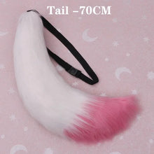 Load image into Gallery viewer, Yae Miko Full Set Guuji Yae Cosplay Costume Wig Earning Headwear Ears Tail for Comic Con
