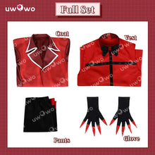 Load image into Gallery viewer, UWOWO Collab Series: Alastor tthe Radio Demon H Hotel Cosplay Costume Red Uniform Anime Costume
