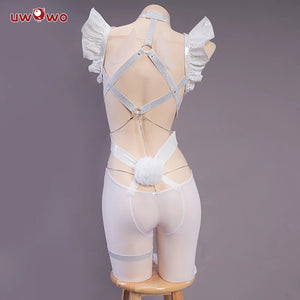 IN STOCK UWOWO 2D Le Malinn Cosplay with Ears Live Cosplay Rabbit Costume Bodysuit Outfit Onepiece For Girls Women