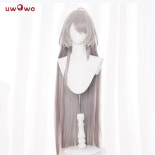 Load image into Gallery viewer, IN STOCK UWOWO Honkai Star Rail Acheron Ultimate Form Cosplay Wig Long Grey Hair
