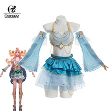 Load image into Gallery viewer, ROLECOS LOL Prestige Ocean Song Seraphine Swimsuit Seraphine Sexy Summer Cosplay Costume Women Swimwear Girl Outfit Full Set
