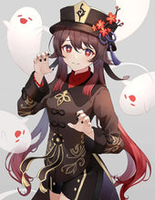 Load image into Gallery viewer, Hutao Cosplay Costume Shoes Uniform Chinese Style Halloween Costumes for Women Game Hu Tao Genshin Impact
